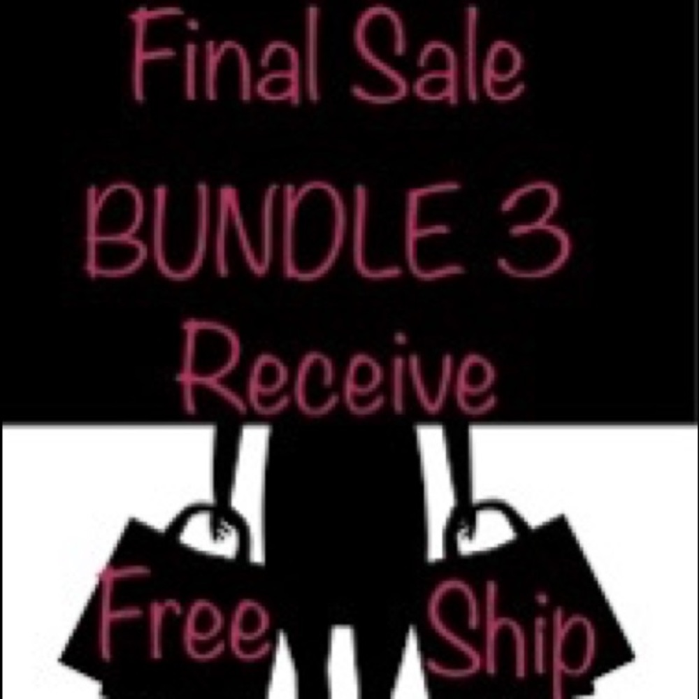 Final Sale Bundle 3 = FREE 📦